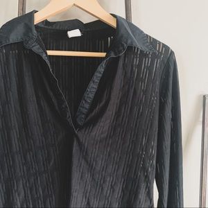 Vintage Y2K Sheer Blouse